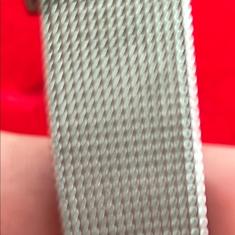 Vintage Perry Ellis Silver Rectangular Quartz Wat… - image 2